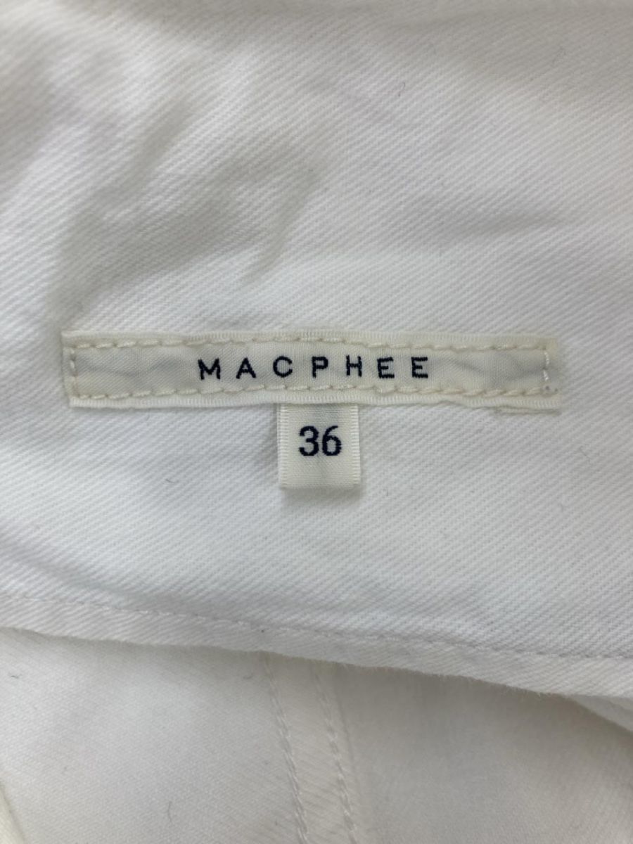 MACPHEE マカフィー トゥモローランド デニムパンツ size36/白 ■■ ☆ ebb3 レディース_画像5