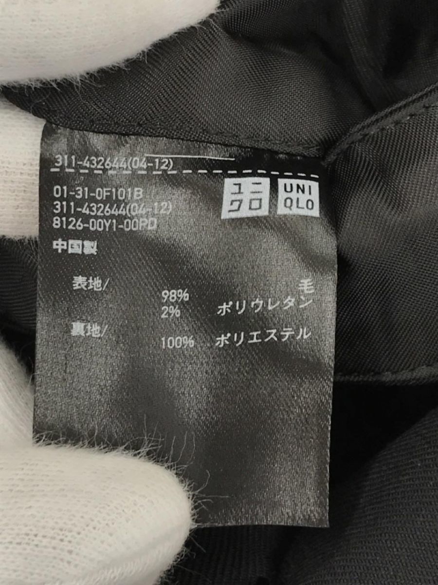 UNIQLO +J ユニクロ ジルサンダー タグ付き ウール混 テーラード ジャケット sizeM/黒 ◇■ ☆ ebb3 レディース_画像6