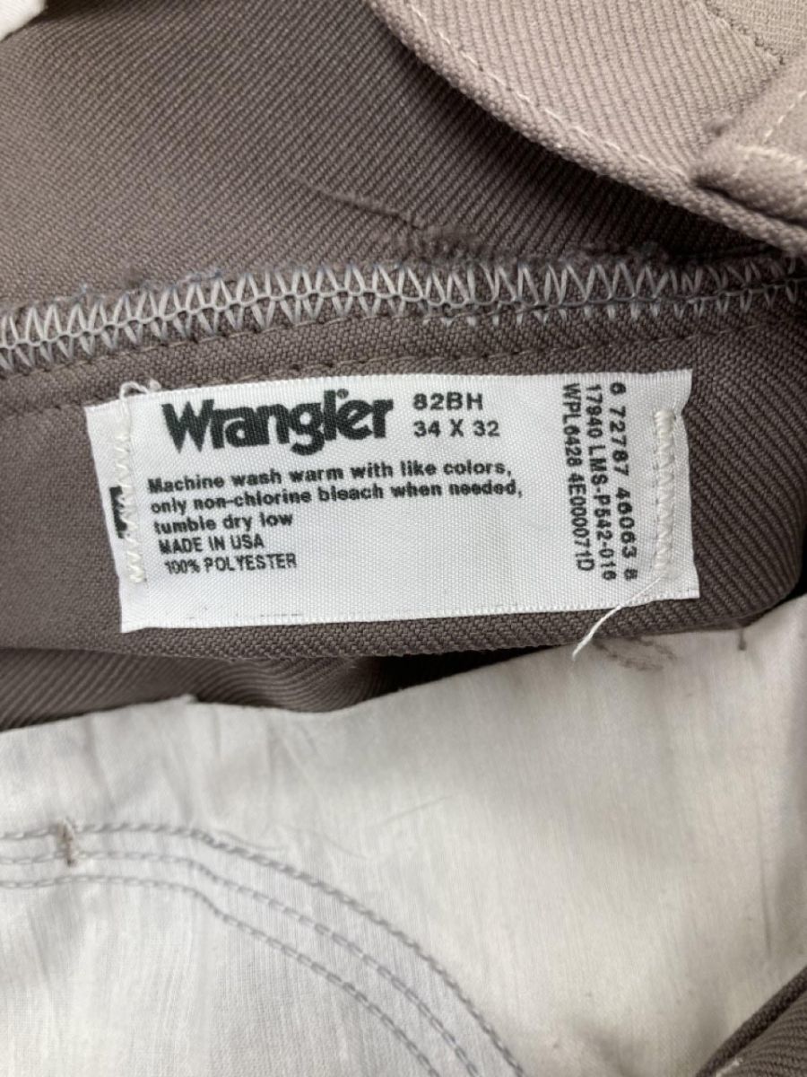 Wrangler ラングラー スラックス パンツ sizeW34/グレージュ ■◇ ☆ ebb9 メンズ_画像5