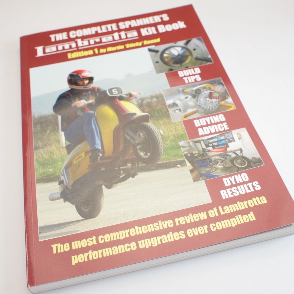 Book -The Complete Spanner’s Lambretta Kit Book - by Sticky ランブレッタ スパナーズマニュアル キットブック チューニング_画像2