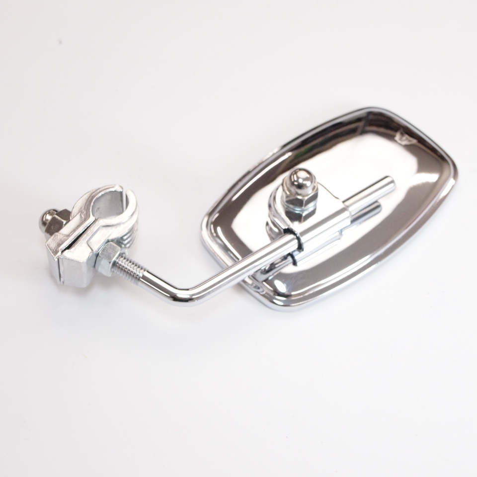  clip-on mirror VESPA Vespa LAMBRETTA Lambretta square / plating 50s 100s et3 px200fl sprint 160gs GTR cowl mirror 