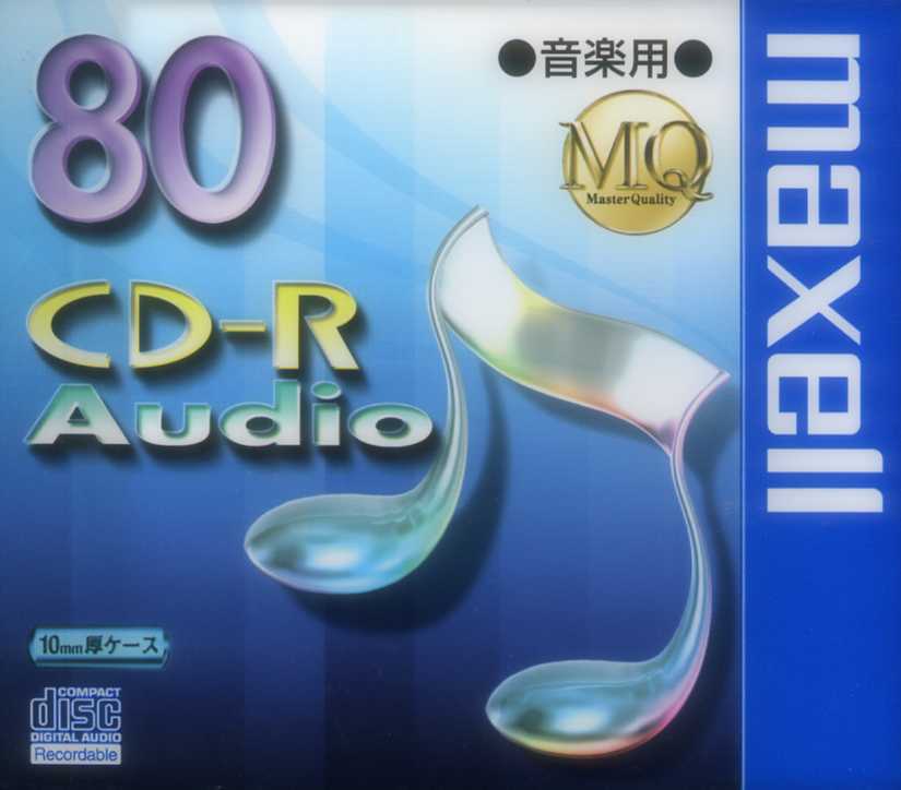 maxell 日立マクセル 音楽用CD-R 80 原産国 日本 非プリンタブル　未開封新品　CDRA80MQ.1TP　１枚パック_画像1