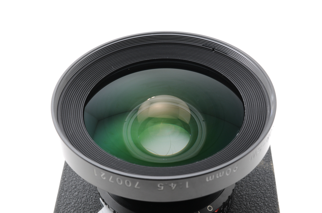 美品 動作品 ニコン Nikon NIKKOR SW 90mm f4.5 COPAL O Wistaボード付 大判カメラレンズ 管N8010_画像9