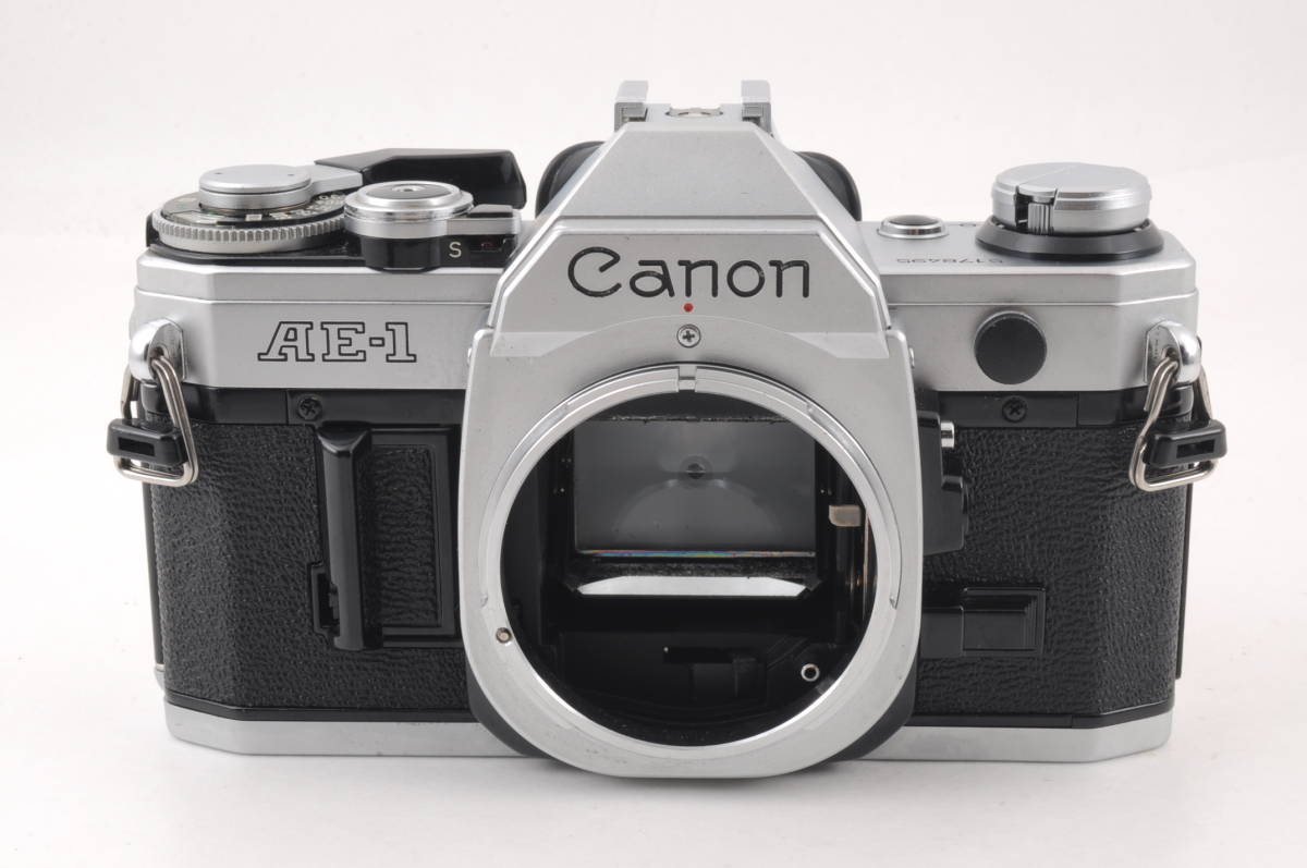 シャッター鳴き無し 動作品 キャノン Canon AE-1 ボディ シルバー MF 一眼レフ フィルムカメラ 管K5854_画像2