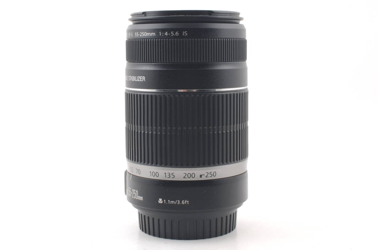 動作品 キャノン Canon EF-S 55-250mm f4-5.6 IS AF 一眼カメラレンズ 管K5970_画像4