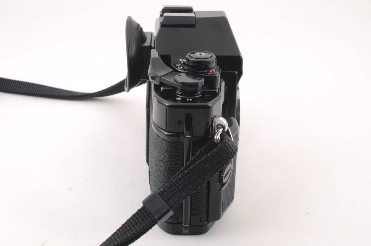 シャッター鳴き無し 動作品 キャノン Canon A-1 ボディ 黒 ブラック MF 一眼レフ フィルムカメラ 管K6045_画像4