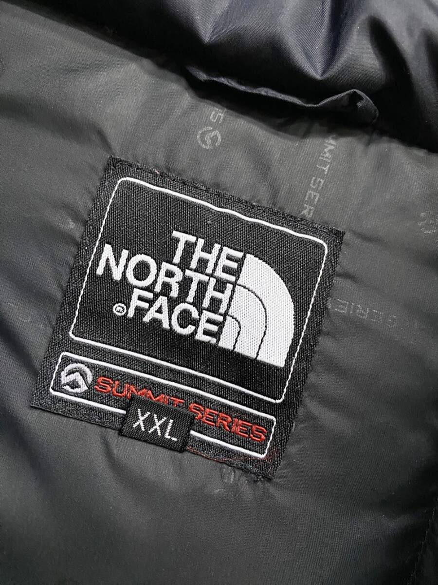 (T3241) THE NORTH FACE 800+SUMMIT ノースフェイス ローツェ ダウンジャケット サミットシリーズ ヌプシ. メンズ XXL サイズ 正規品 _画像6