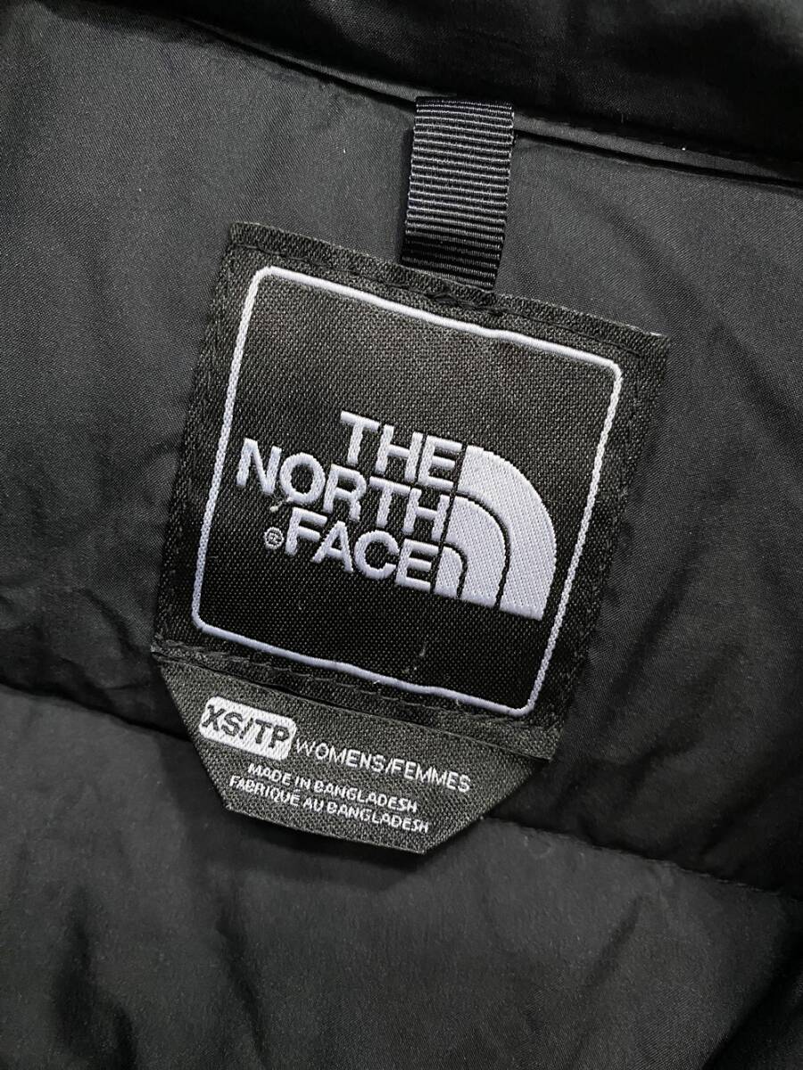 (T3255) THE NORTH FACE NUPTSE DOWN JACKETノースフェイス ヌプシ ダウンジャケット. レディース XS サイズ 正規品_画像4