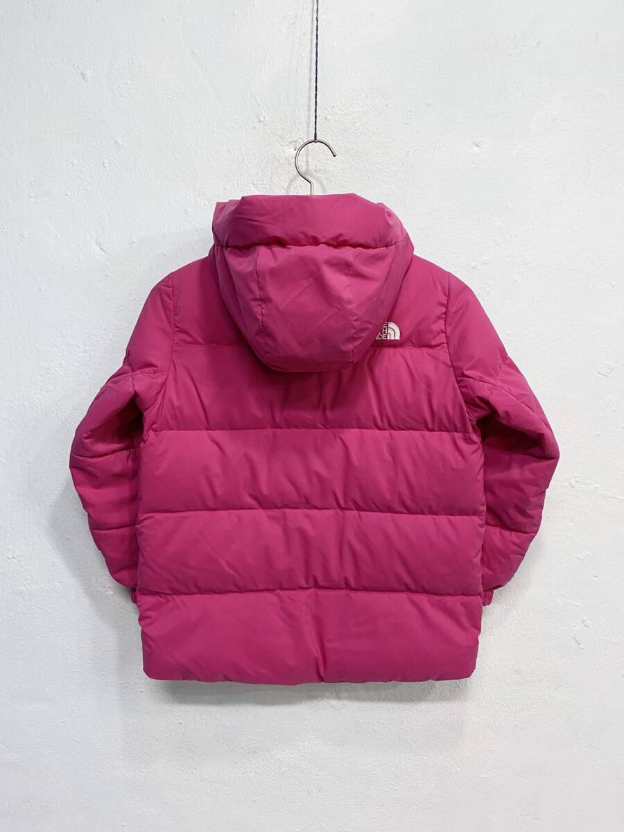 (T3345) THE NORTH FACE ノースフェイス ダウンジャケット BOYS 130 サイズ 正規品 _画像4