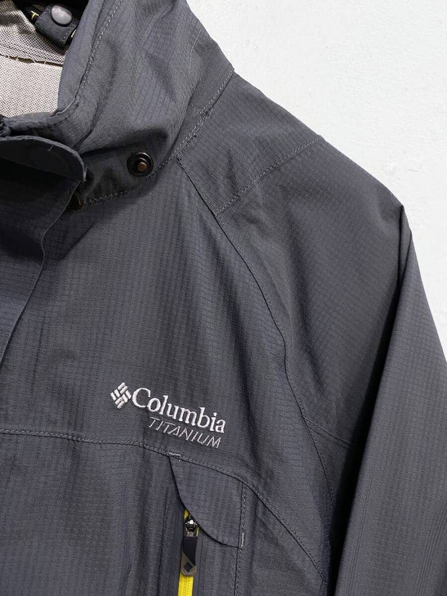 (T3369) COLOMBIA TITANIUM OMNI-TECH WINDBREAKER JACKET ウィンドブレーカー ジャケット レディース M サイズ 正規品_画像2