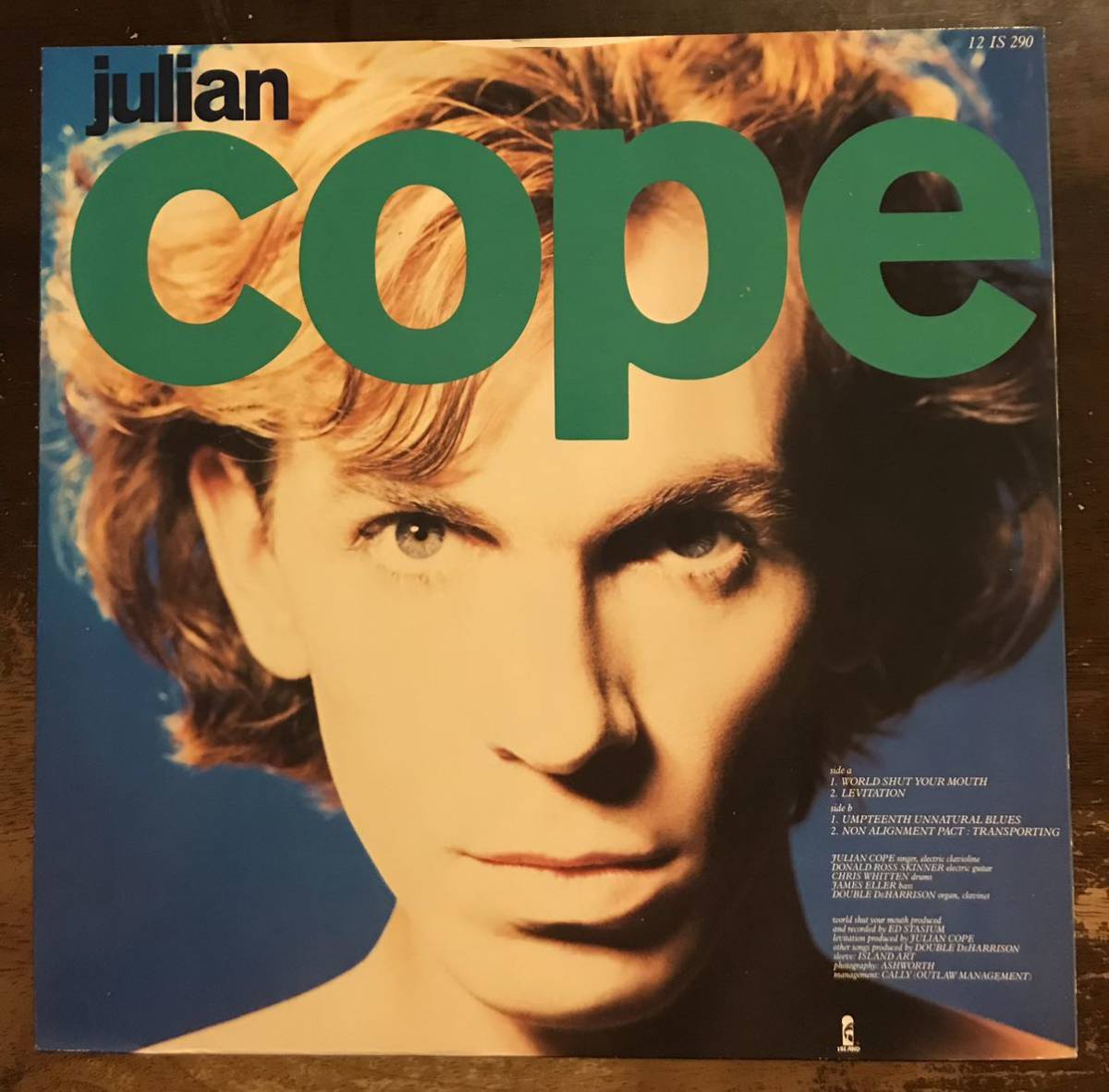 ■JULIAN COPE ■World Shut Your Mouth ■12inch EP / 45rpm / 1987 Island / UK Original / UK Guitar Rock / Guitar Pop / New Wave / N_画像2