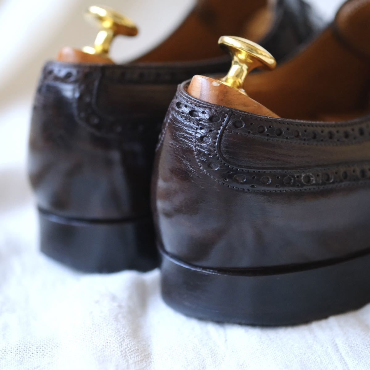 超希少美品Saint Crispin's×UA別注 サンクリスピン フルブローグ 超希少美品Saint Crispin's×UA別注 サンクリスピン フルブローグ
