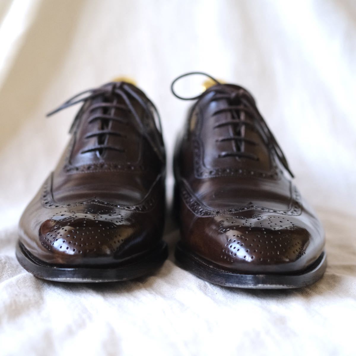 超希少美品Saint Crispin's×UA別注 サンクリスピン フルブローグ 超希少美品Saint Crispin's×UA別注 サンクリスピン フルブローグ