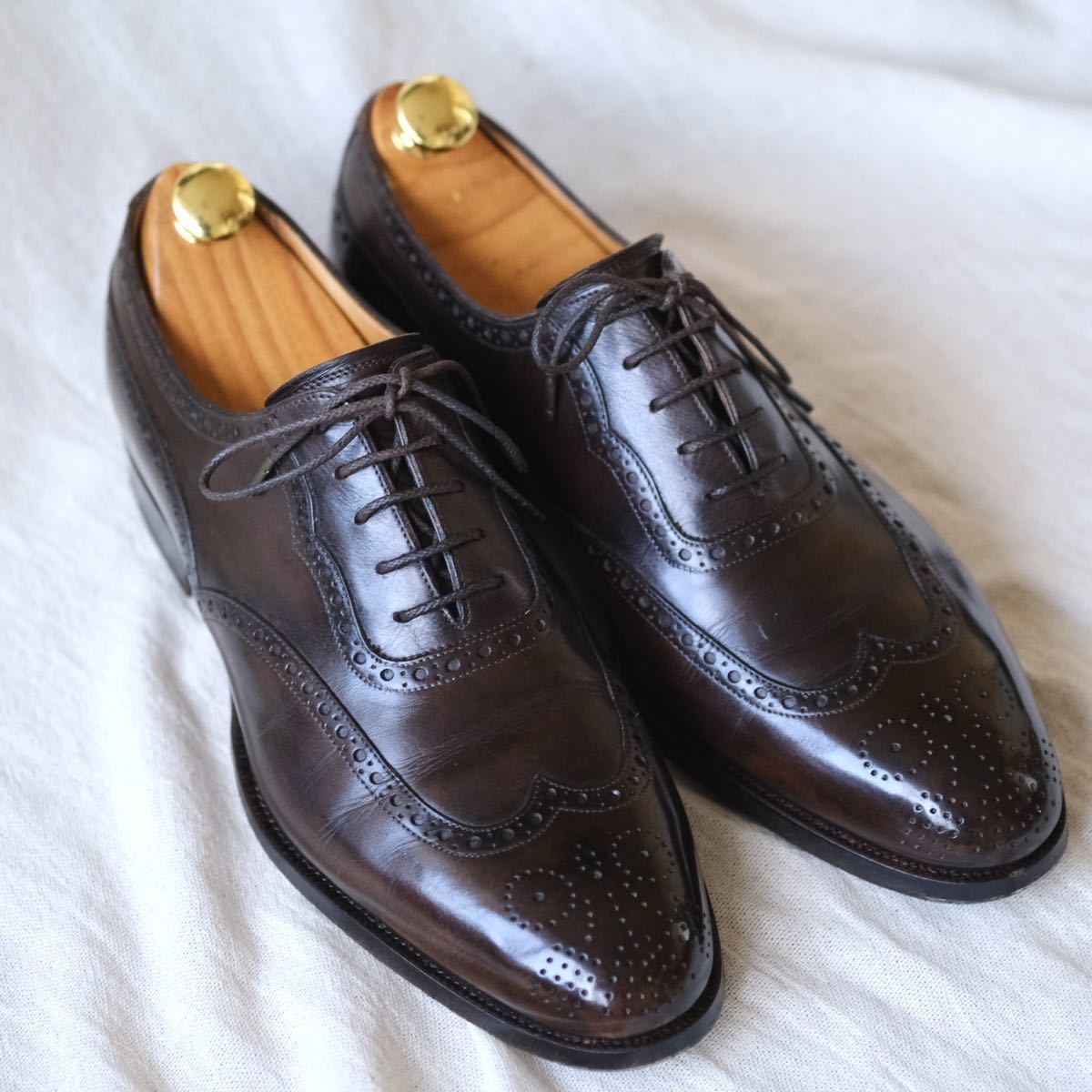 超希少美品Saint Crispin's×UA別注 サンクリスピン フルブローグ 超希少美品Saint Crispin's×UA別注 サンクリスピン フルブローグ