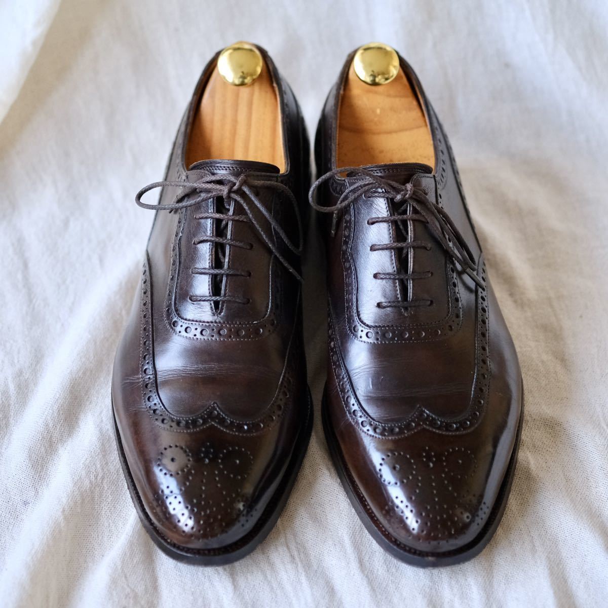 超希少美品Saint Crispin's×UA別注 サンクリスピン フルブローグ 超希少美品Saint Crispin's×UA別注 サンクリスピン フルブローグ