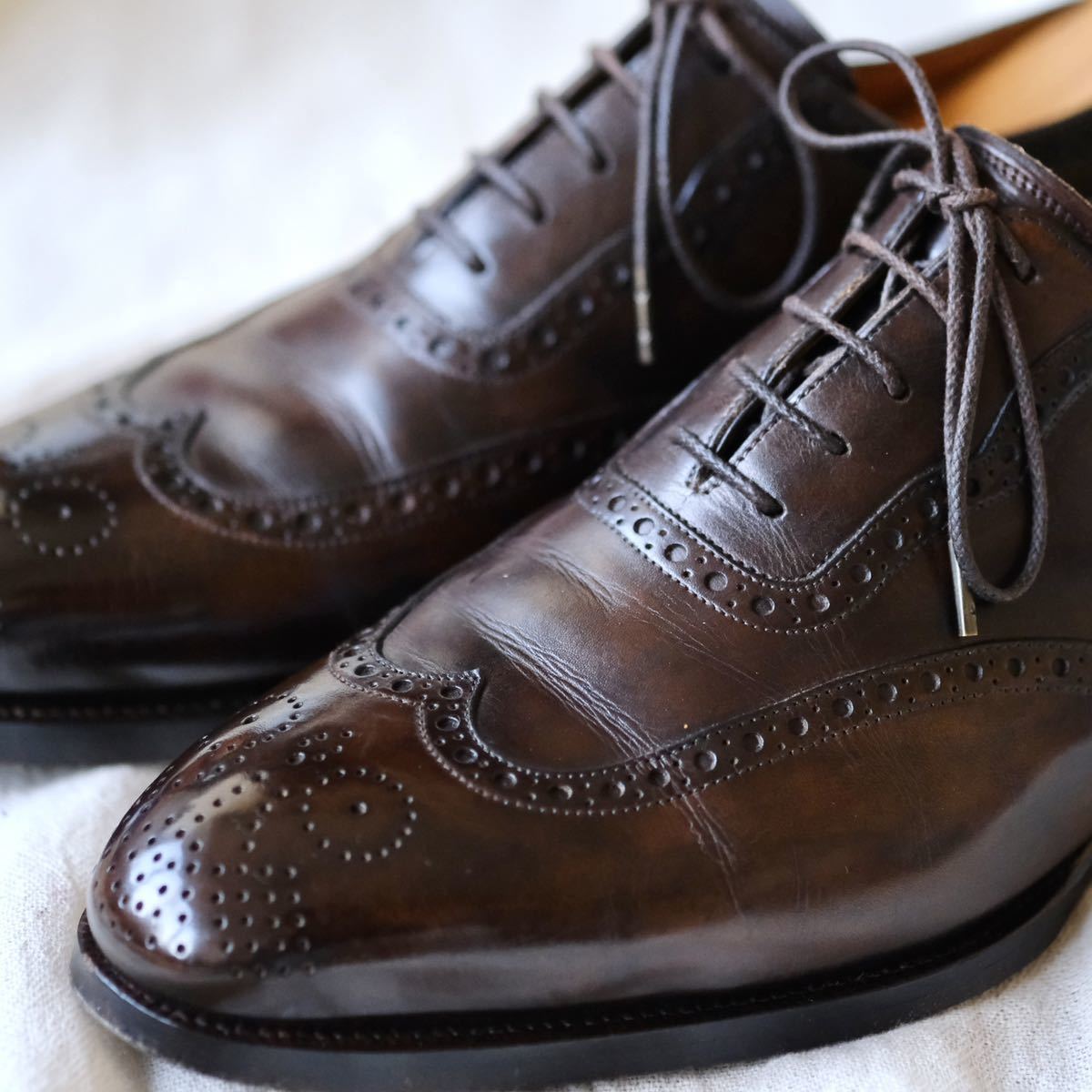 超希少美品Saint Crispin's×UA別注 サンクリスピン フルブローグ 超希少美品Saint Crispin's×UA別注 サンクリスピン フルブローグ