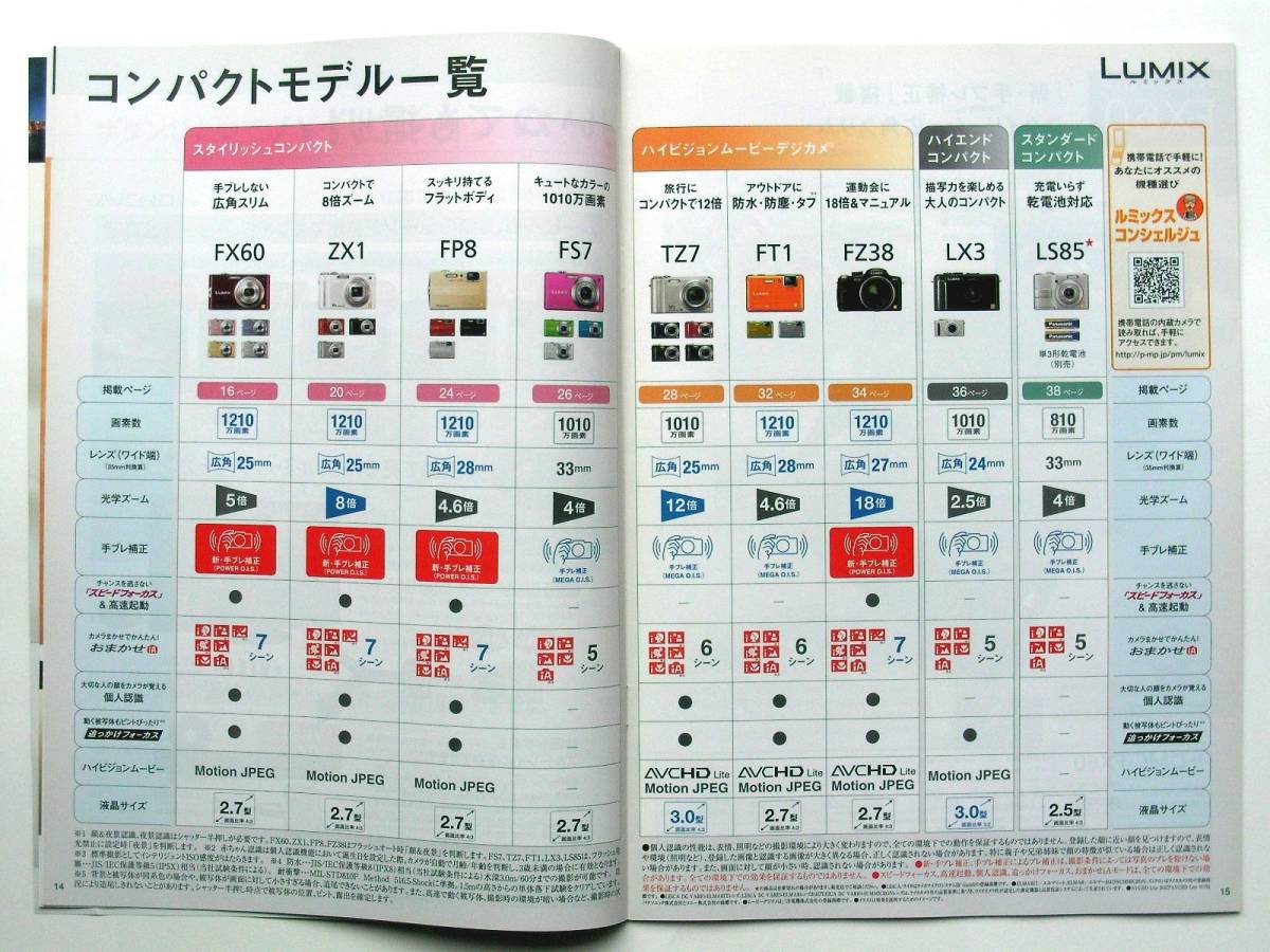 [ catalog only ]3393* Panasonic Lumix general catalogue DMC-FX60 other *2009 year 12 month -1 month version cover : Hamasaki Ayumi 
