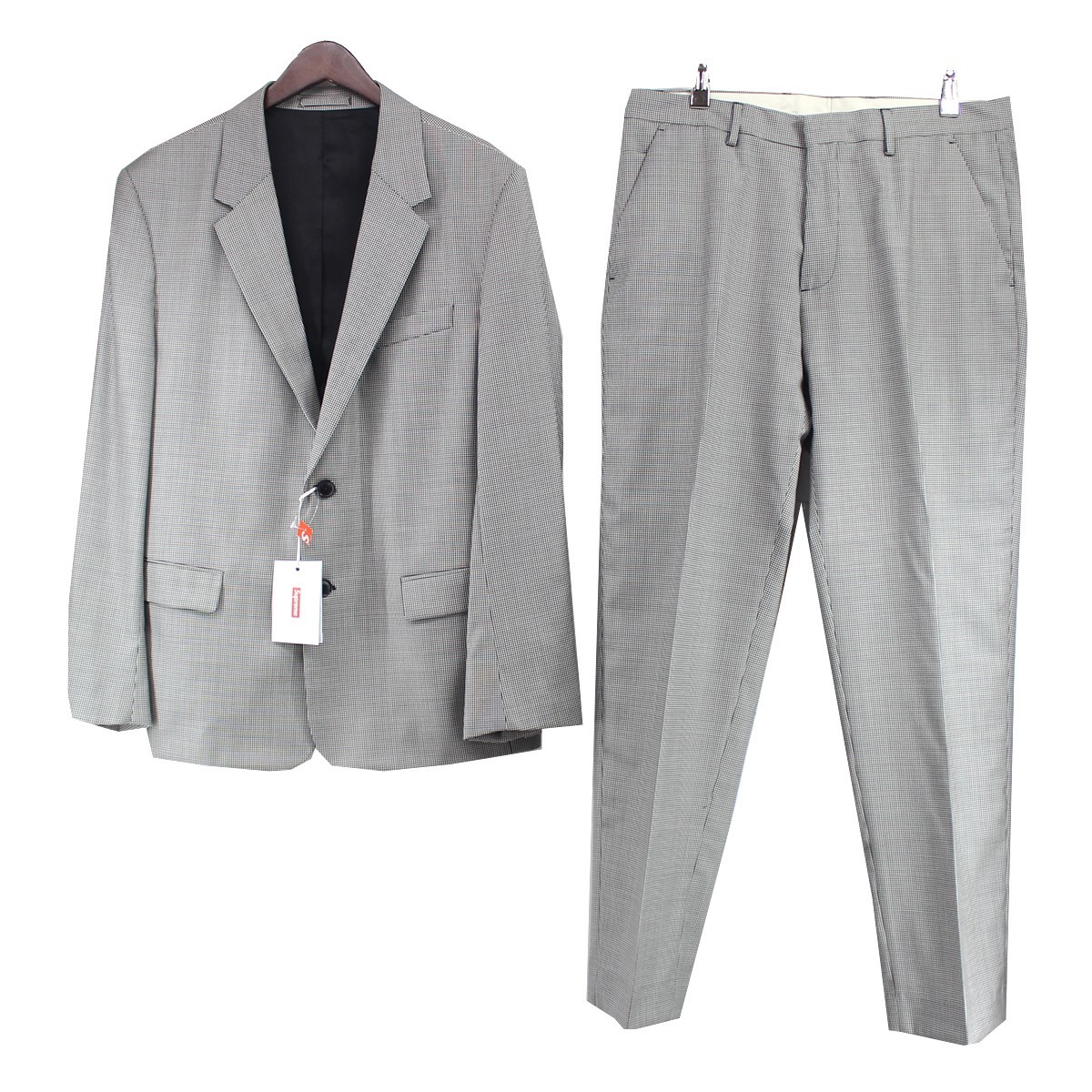 SUPREME　 21SS Loro Piana Wool Suit Set JKT PANT 千鳥 セットアップ 　　　：8056000174731_画像1