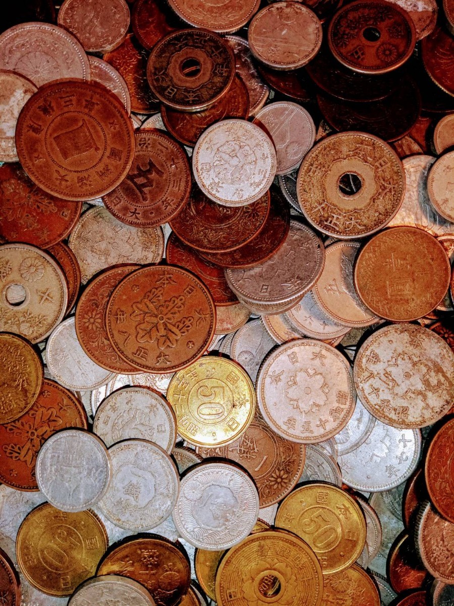 264　日本の古銭各種大量　4.06kg　_画像5