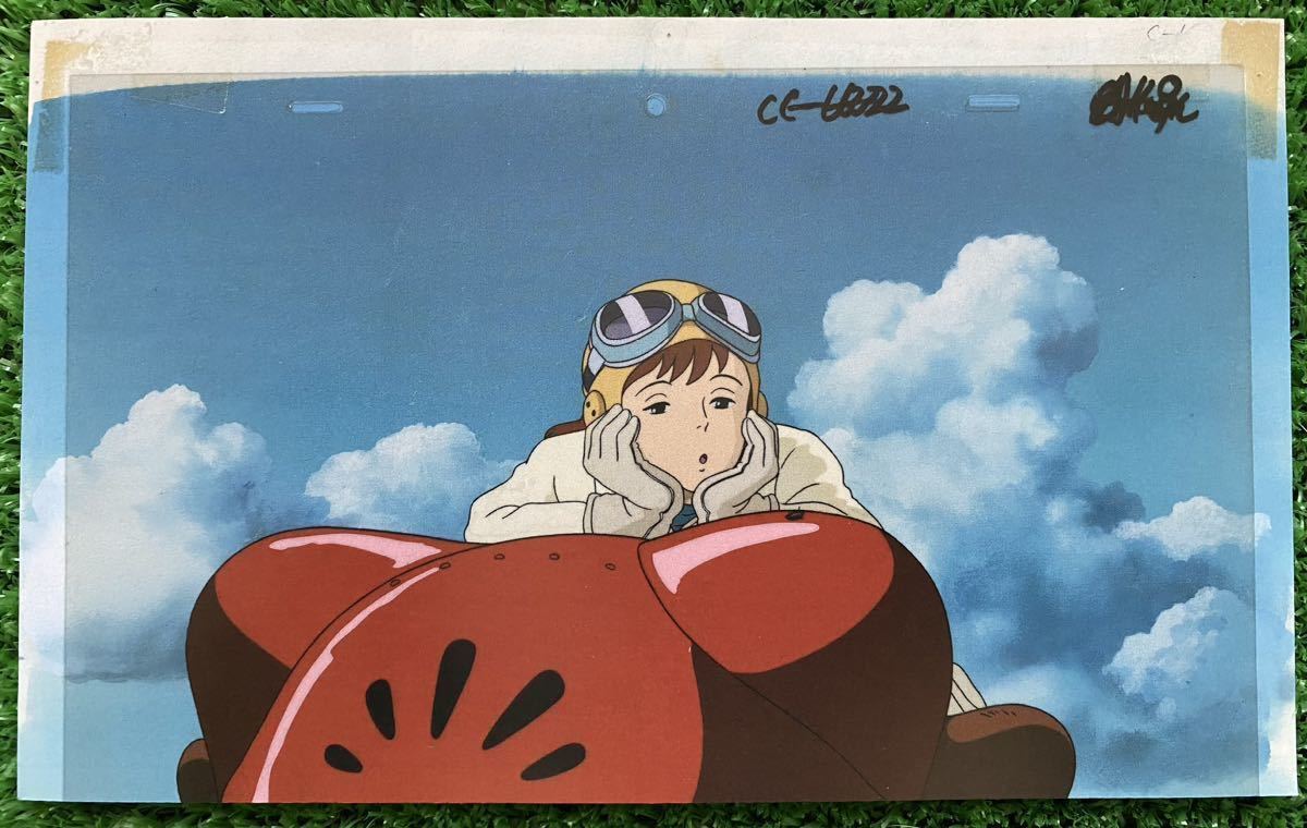 [ ultra rare ].. pig cell picture cut pulling out B 2 pieces set Miyazaki . image board rough . inspection ) original picture poster layout STUDIO GHIBLI
