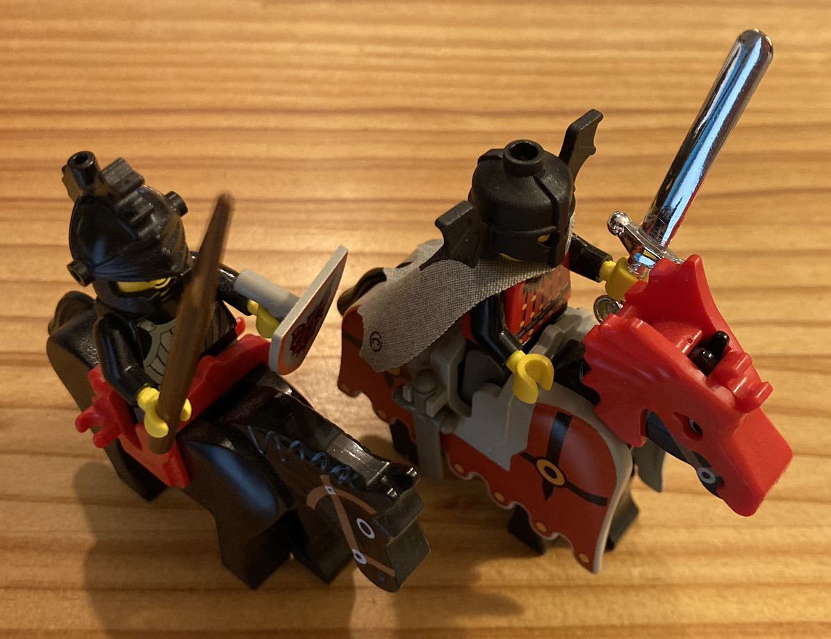 ☆　LEGO minifig　レゴ　ミニフィグ　馬　騎士 _画像3