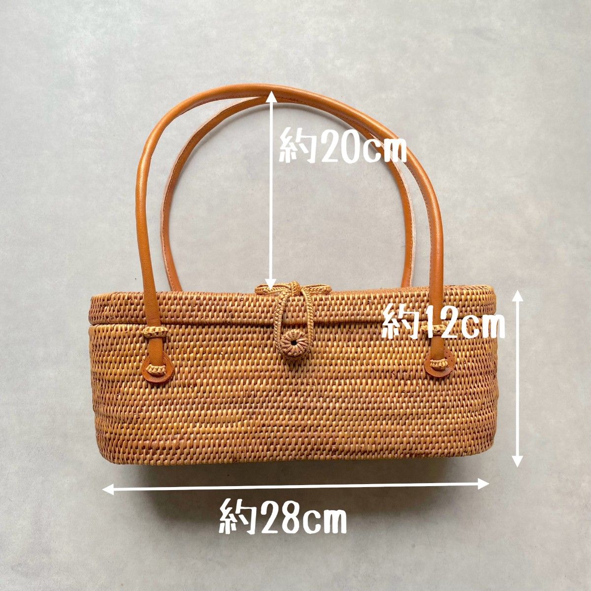 バリ島　アタバッグ　新品未使用　ハンドバッグ　和装用バッグ　かごバッグ　送料込み　ハンドメイド　