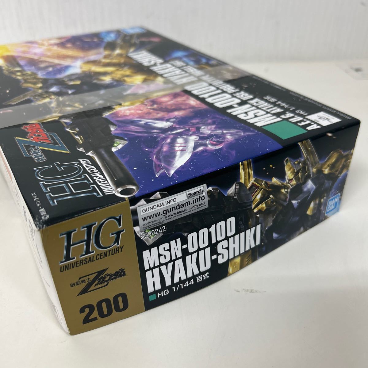 【1円スタート】MSN-00100 HYAKU-SHIKI HG 1/144 百式 未組立 ガンプラ 機動戦士Zガンダム プラモデル _画像3