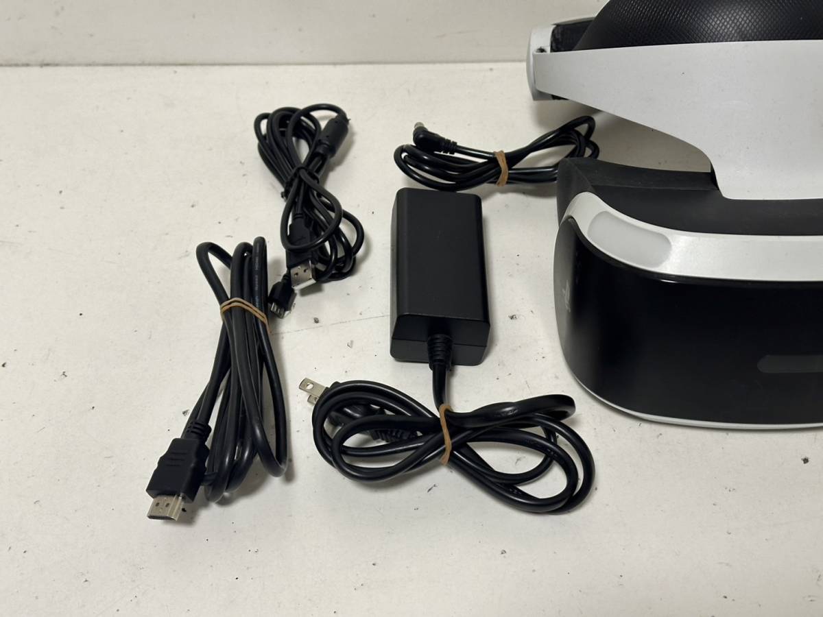 【SONY PS4 PSVR CUH-ZVR1 CUHJ-16001 本体 カメラ プロセッサーユニット ACアダプタ ケーブル】【簡易チェック/通電起動確認済み】_画像3