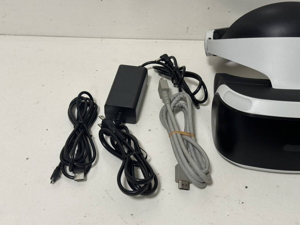 【SONY PS4 PSVR CUH-ZVR1 CUHJ-16001 本体 カメラ プロセッサーユニット ACアダプタ ケーブル】【簡易チェック/通電起動確認済み】_画像3