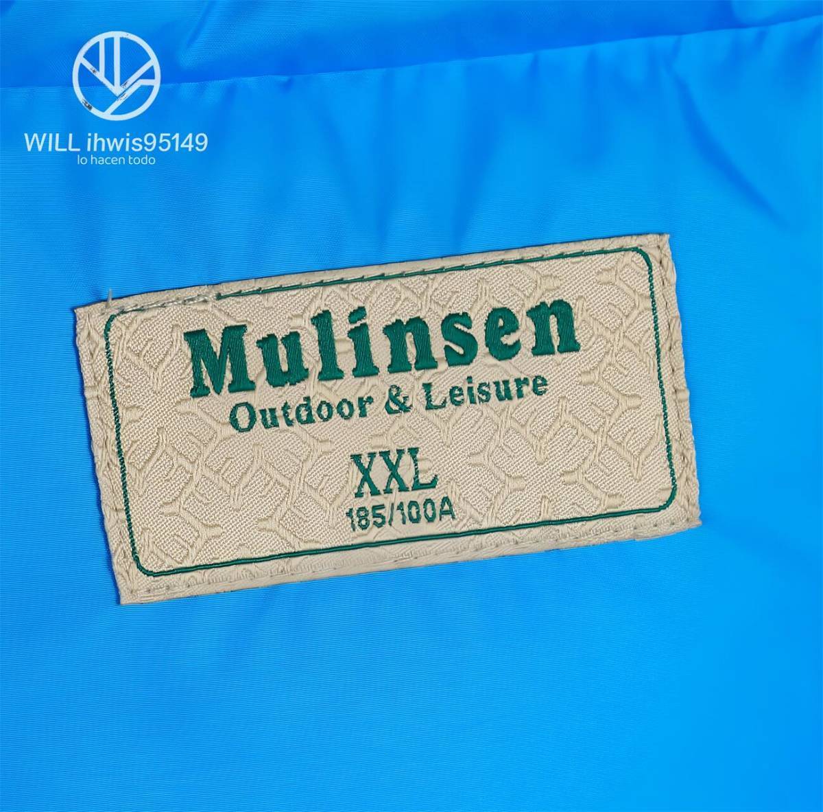 ML10　MULINSEN　ダウンジャケット　メンズ　冬　3XL（日本サイズで2XL程度）　ブルゾン　軽量　ダウンパーカー　保温　シンプルブルー_画像9