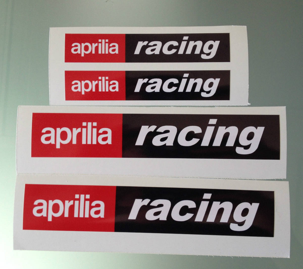 送料無料 Aprilia Racing RSV4 / RS4 / Tuono Decals Stickers アプリリア ステッカー シール デカール 4枚セット_画像3