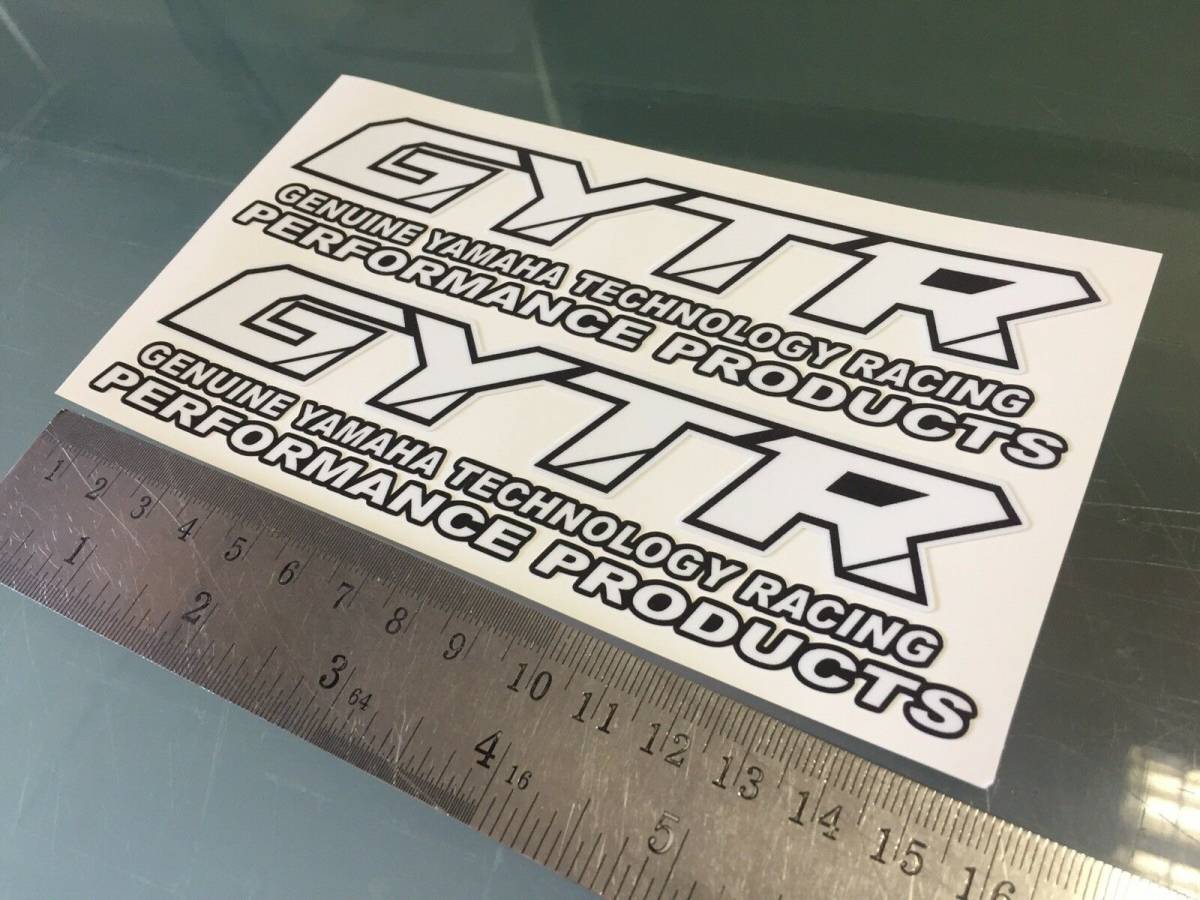 送料無料 GYTR Sponsor Decal Sticker カッティング ステッカー シール デカール 150mm x 40mm 2枚セット_画像3
