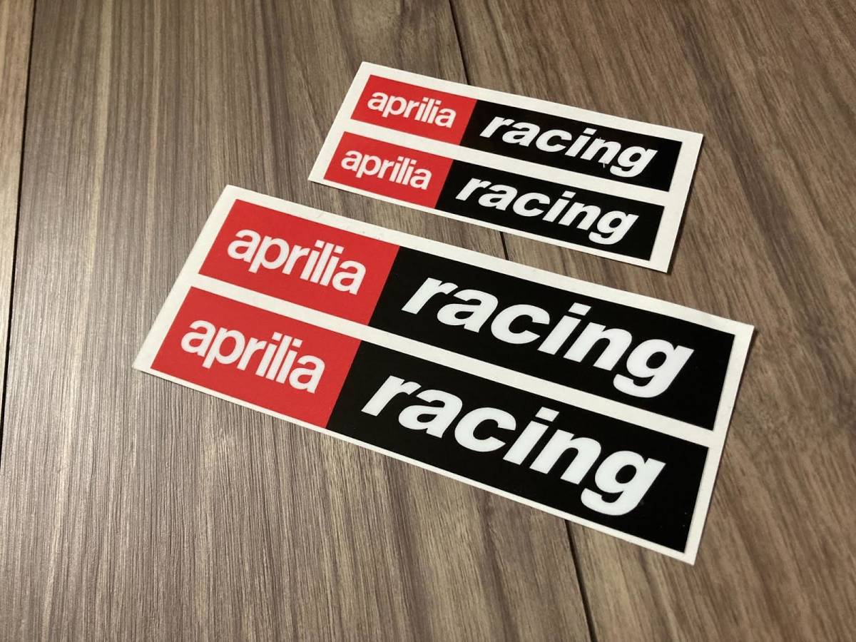 送料無料 Aprilia Racing RSV4 / RS4 / Tuono Decals Stickers アプリリア ステッカー シール デカール 4枚セット_画像2