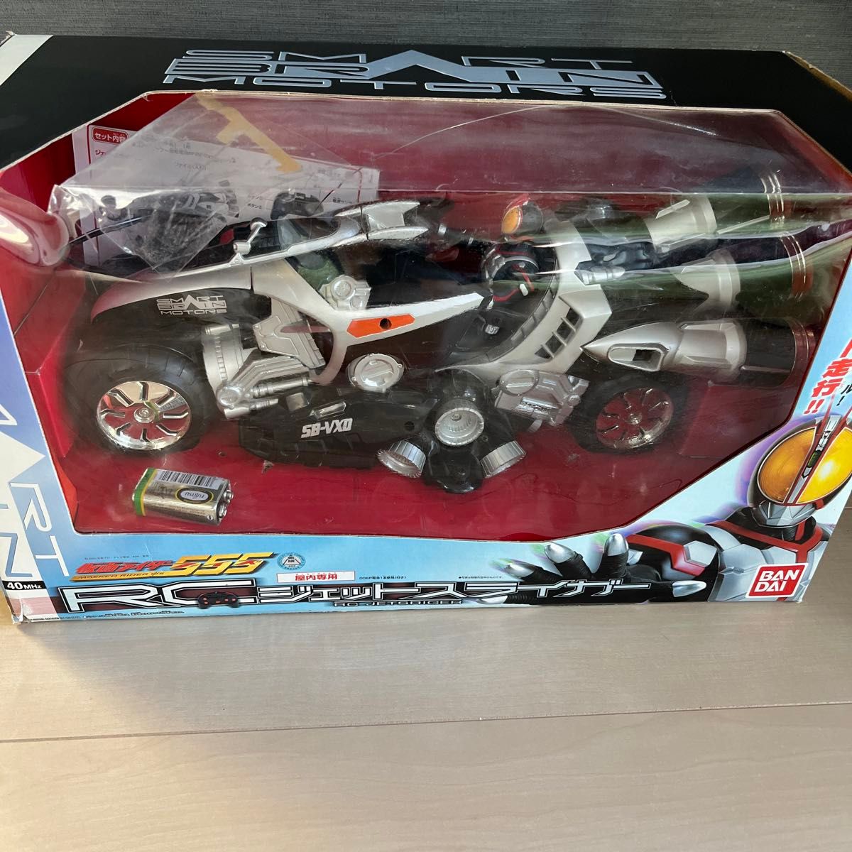 仮面ライダー555 RCジェットスライガー 当時物 バンダイ ポピー 仮面ライダー555 RCジェットスライガー 当時物 バンダイ ポピー