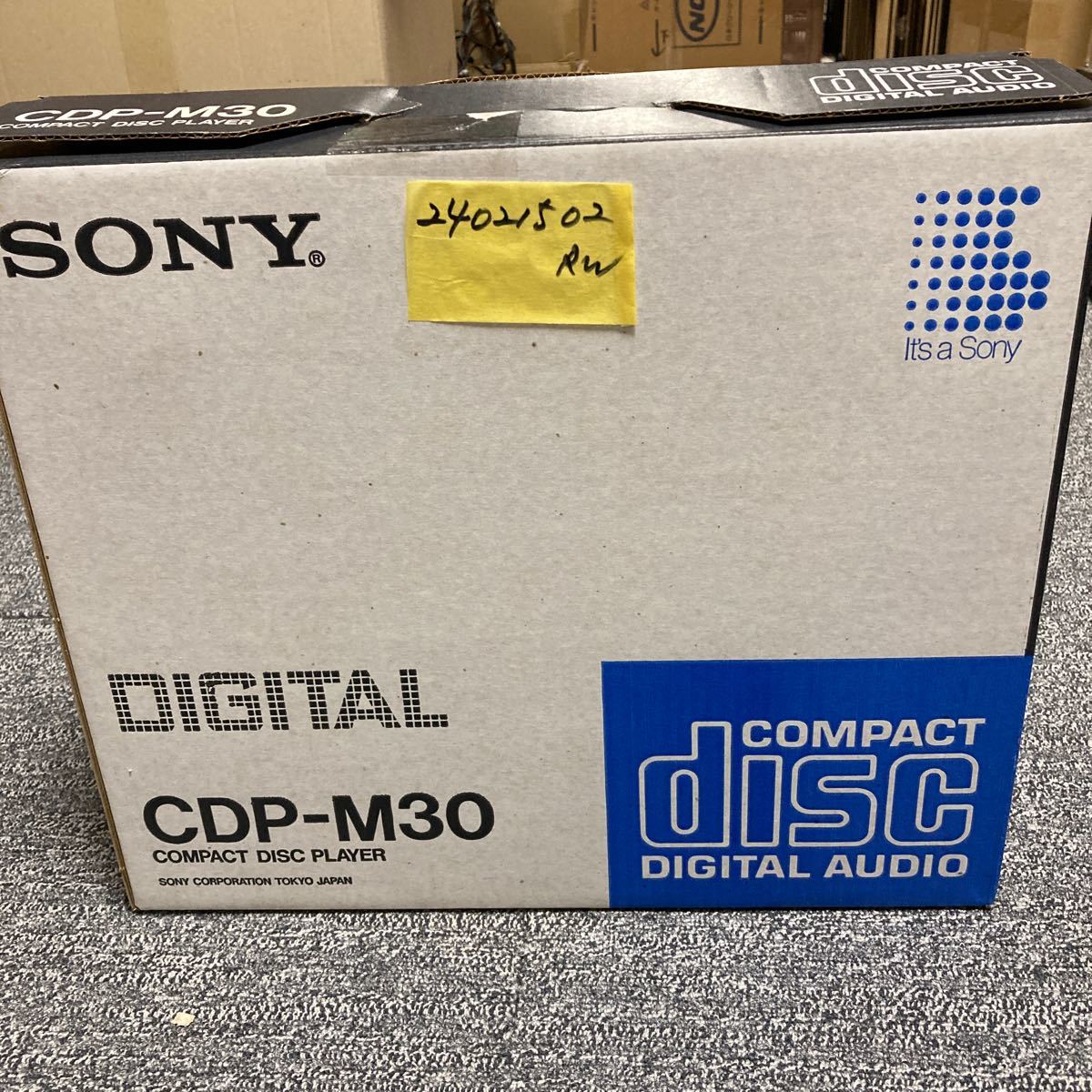 未使用　SONY ソニー コンパクトディスクプレーヤー CDP-M30_画像5