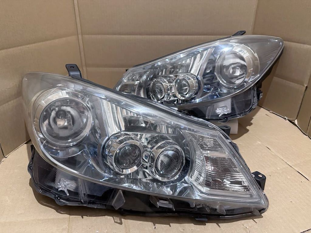 即決 ASSY品 LEDコンピューター付 トヨタ純正 AZK10 SAI サイ LED ヘッドライト ヘッドランプ ライト 前期 KOITO 75-6 打刻 76 左右セットの画像1