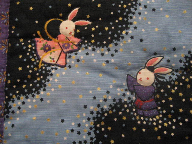 * hand made tapestry 7 . woven ... star ... tanzaku .. leaf .. heaven. river Milky Way four season 