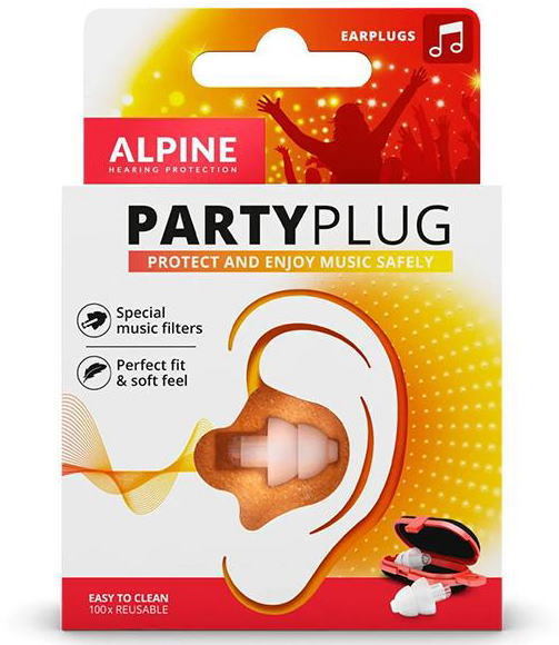 ALPINE HEARING PROTECTION/耳栓 PartyPlug TPR(クリア）〈アルパイン〉_画像1