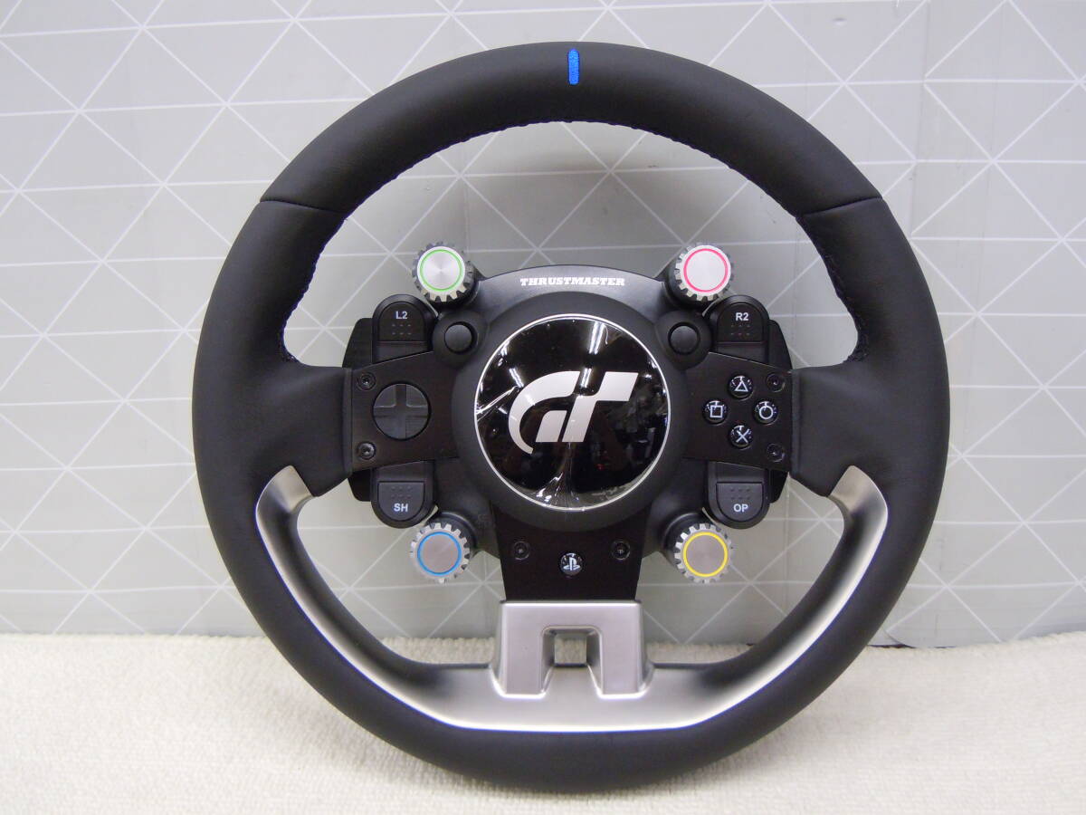 B34 ジャンク Thrustmaster スラストマスター T-GT II ステアリングコントローラー ペダルセット PS5 PS4 グランツーリスモ 正式ライセンス_画像3