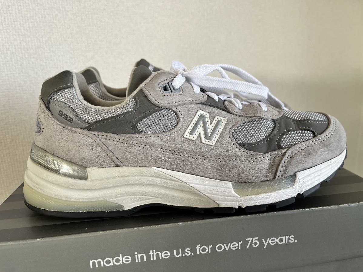 貴重 箱タグ付 NEW BALANCE M992GR ニューバランス アメリカ製 貴重 箱タグ付 NEW BALANCE M992GR ニューバランス アメリカ製