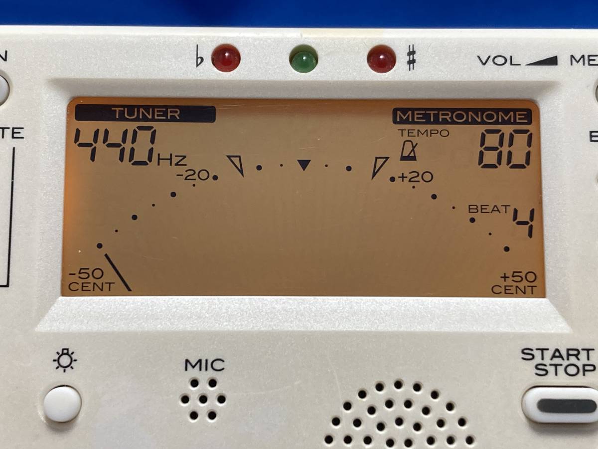 【動作品】KORG TM-50 チューナー・メトロノーム COMBO TUNER METRONOME_画像4