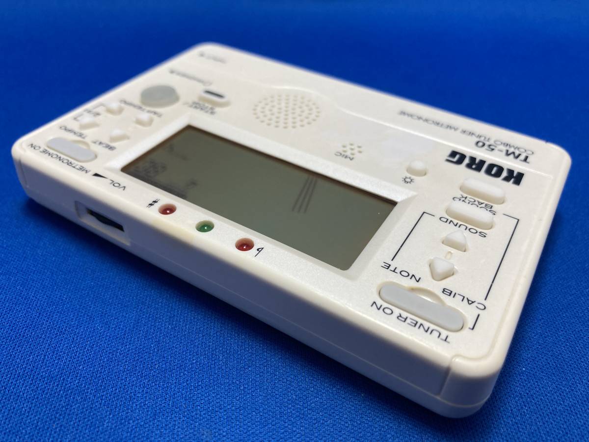 【動作品】KORG TM-50 チューナー・メトロノーム COMBO TUNER METRONOME_画像8