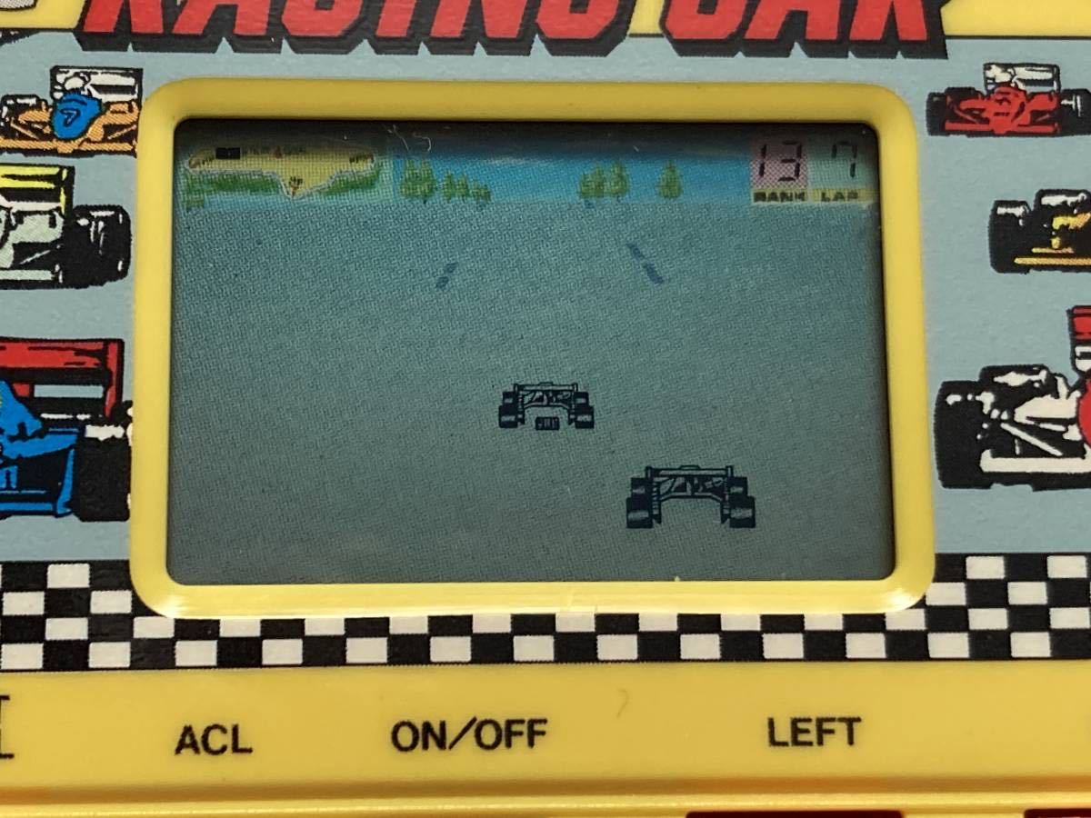 【動作品フルセット】LSIゲーム RACING CAR ゲームウォッチ LCD 携帯ゲーム レトロ 箱説明書付き_画像3
