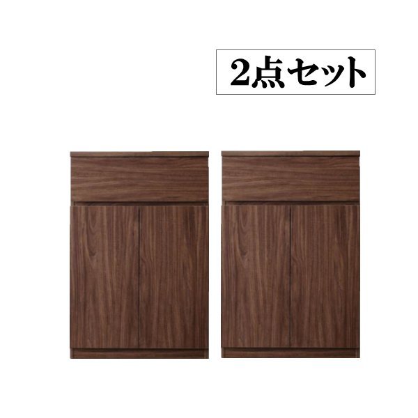 [nux/nks] simple modern living series 2 point set ( cabinet ×2)