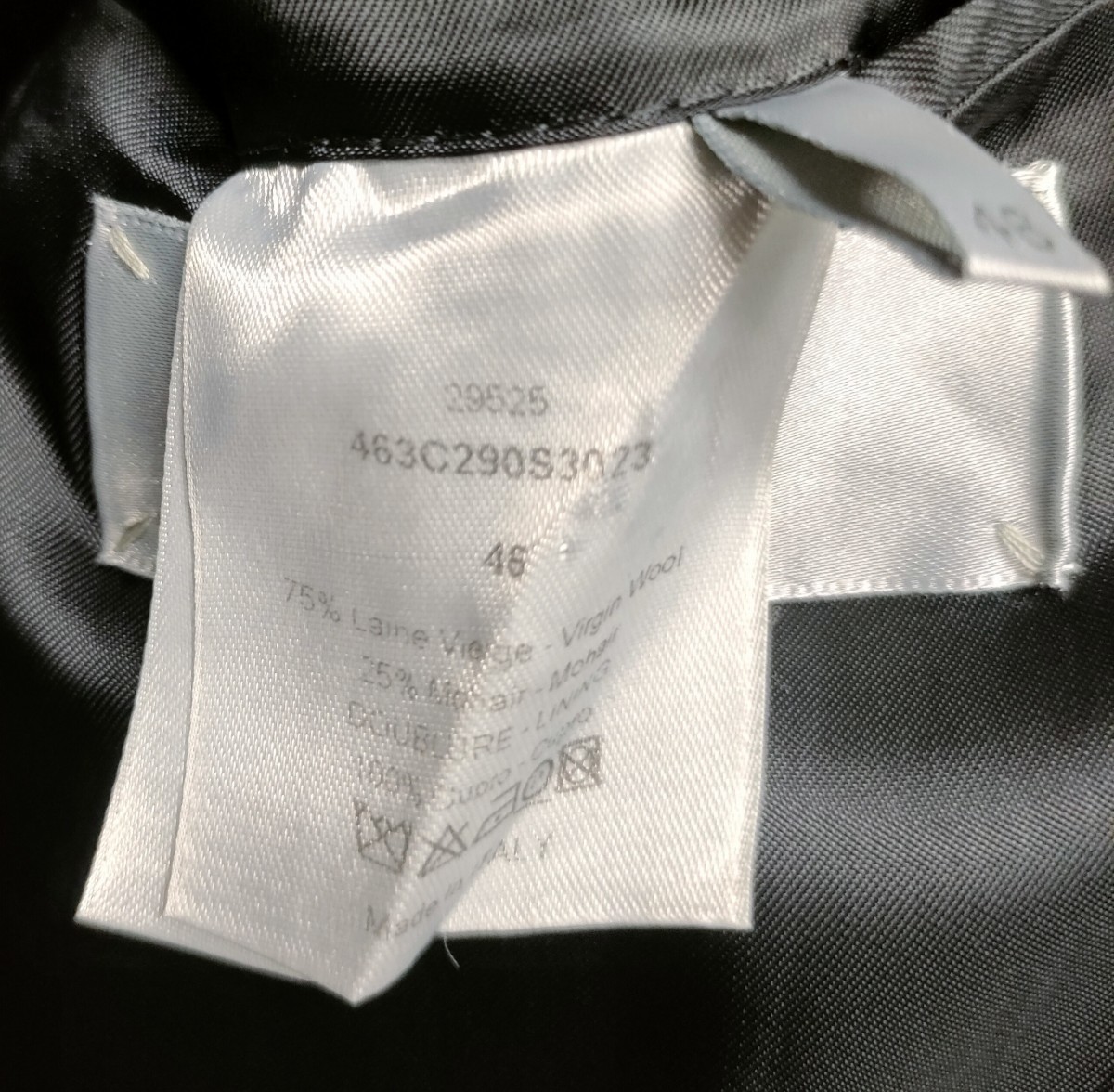 2014SS Dior hommeサテン切替ジャケット／ディオールオムエディスリマンクリスヴァンアッシュ_画像6
