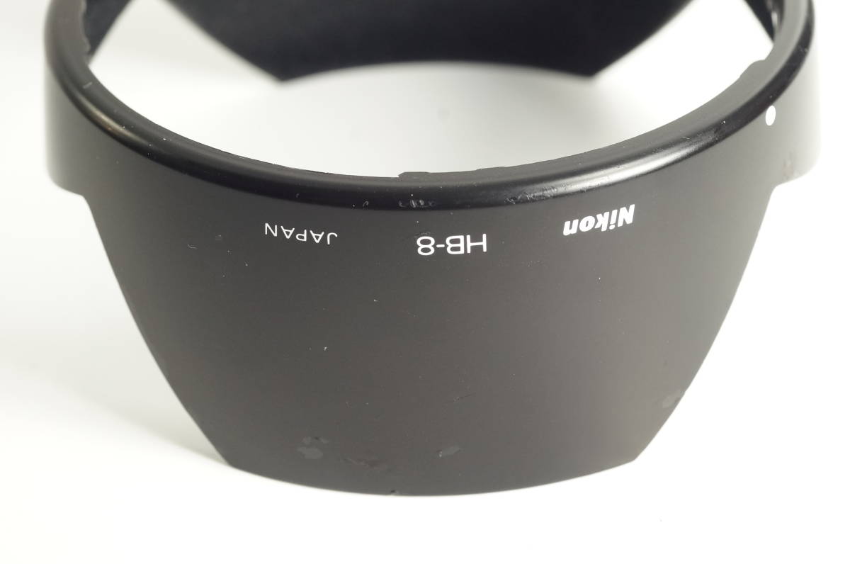 PHA01『送料無料 並品』 Nikon HB-8 AF20-35mm F2.8D AF18mm F2.8D用 ニコン レンズフード_画像1