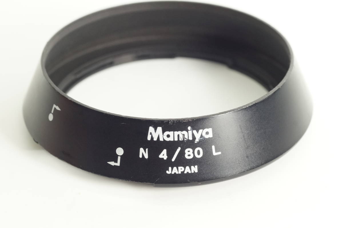 PHA01『送料無料 並品』Mamiya N 4／80 L マミヤ7 N80mmF4用 レンズフード_画像1