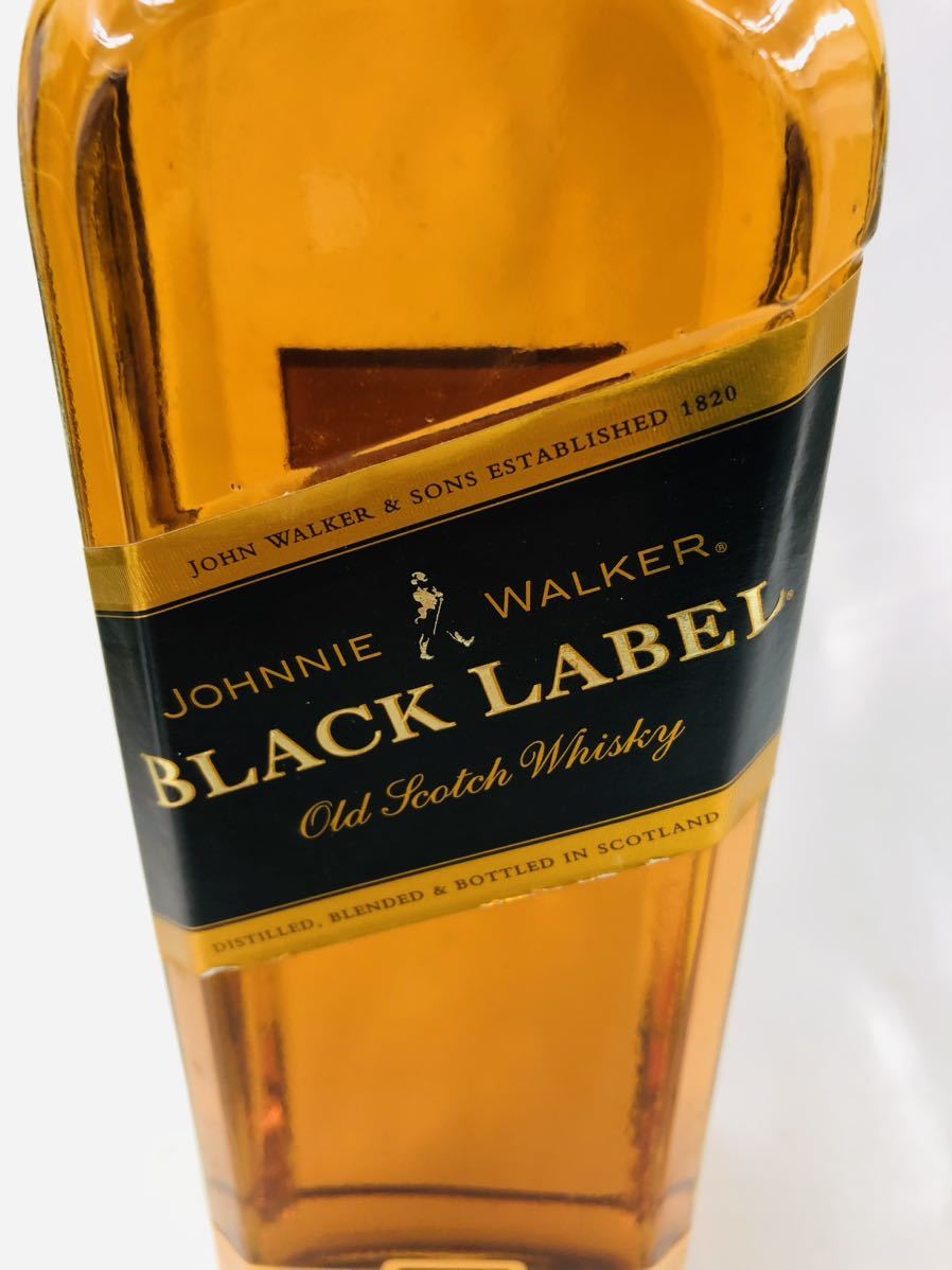 ジョニーウォーカー 12年 ブラックラベル Johnnie Walker Black Lavel 700ml 未開栓 箱付き M6_画像3