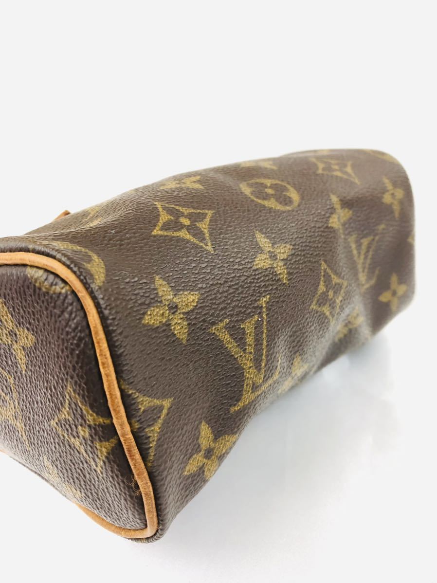 LOUIS VUITTON ミニスピーディ モノグラム ハンドバッグ B3_画像6