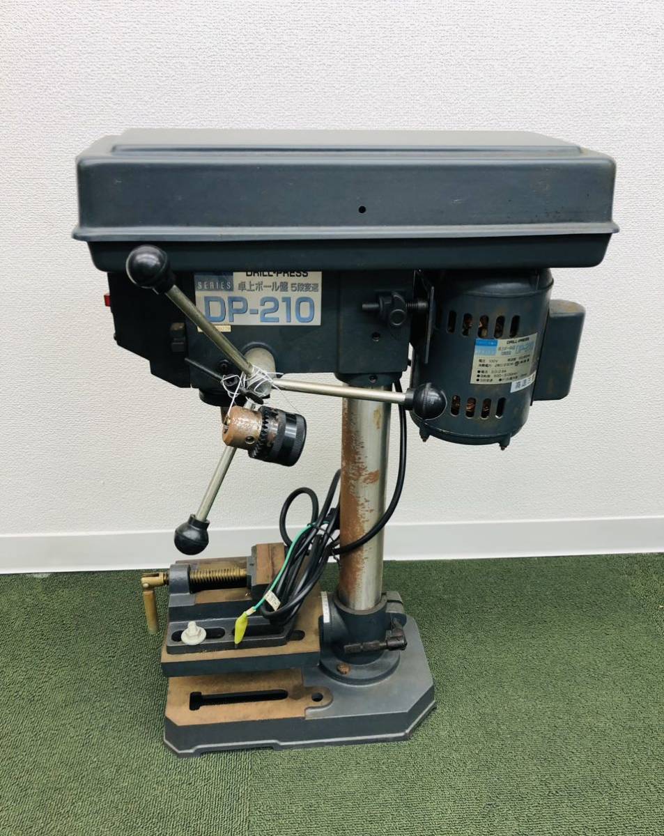 卓上ボール盤 DP-210 アースマン EARTHMAN DRILL-PRESS 通電ok 現状品 C2_画像1